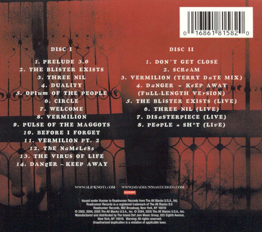 Vol. 3: The Subliminal Verses [Bonus Disc] cover art