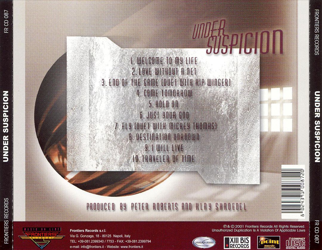 Under Suspicion cover art