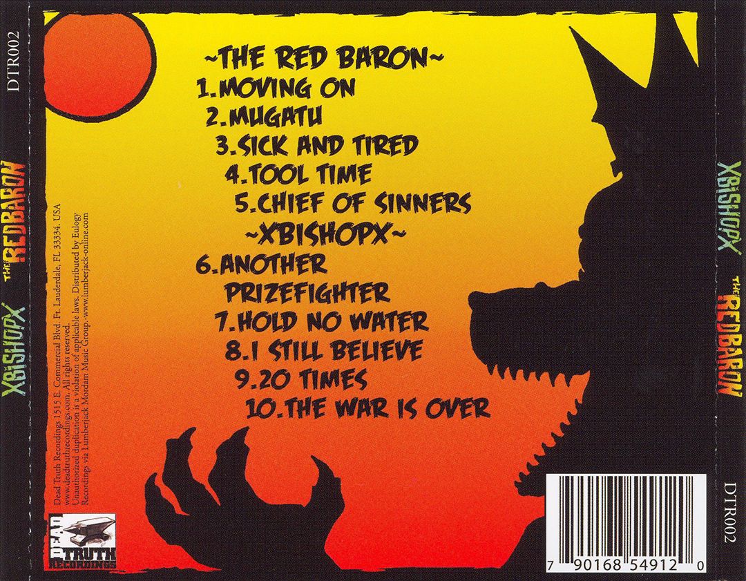 xBishopx/The Red Baron [Split CD] cover art