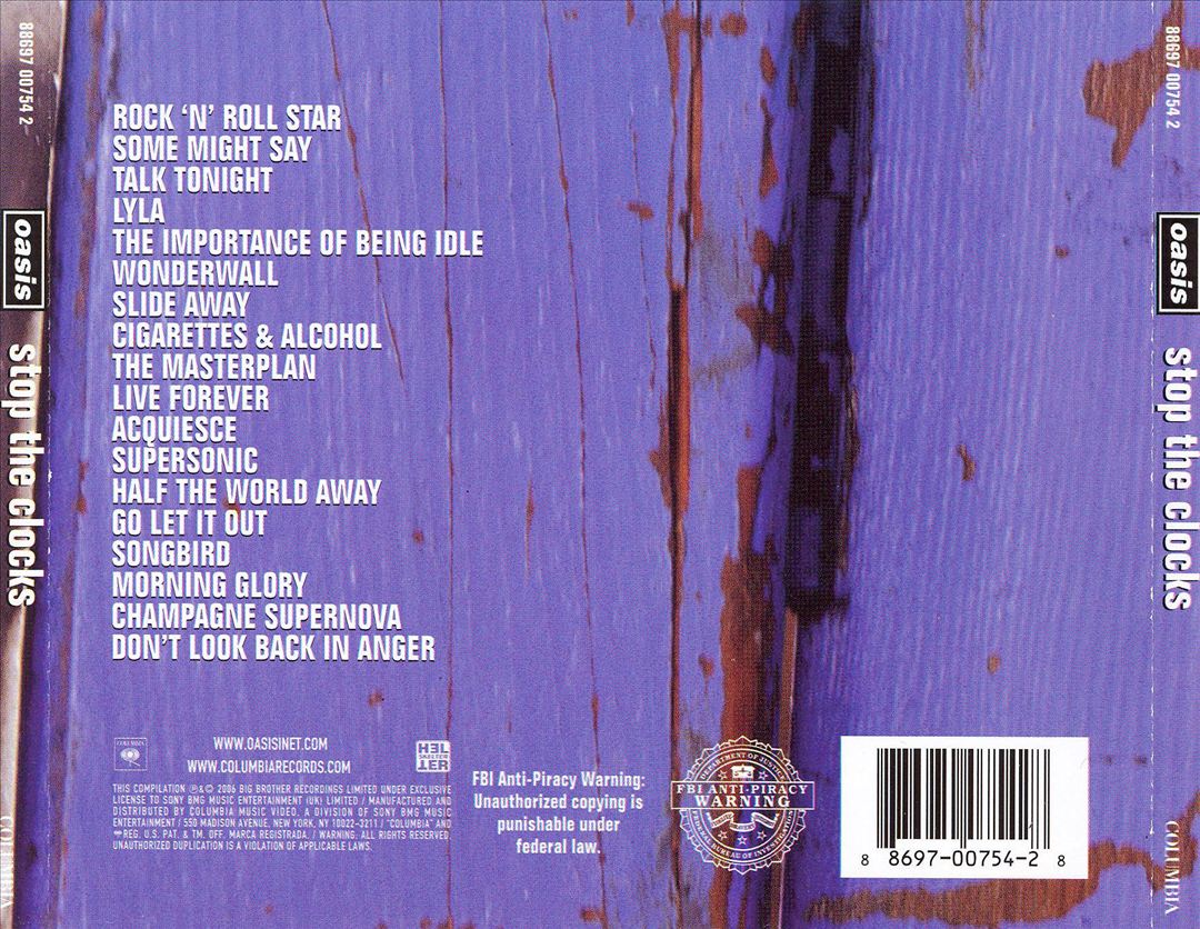 Stop the Clocks cover art