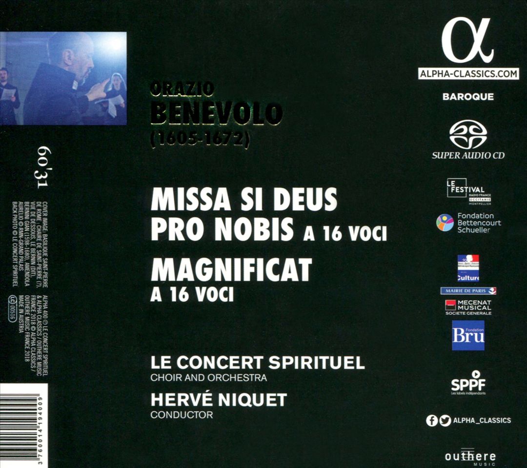 Benevolo: Missa Si Deus pro nobis; Magnificat cover art