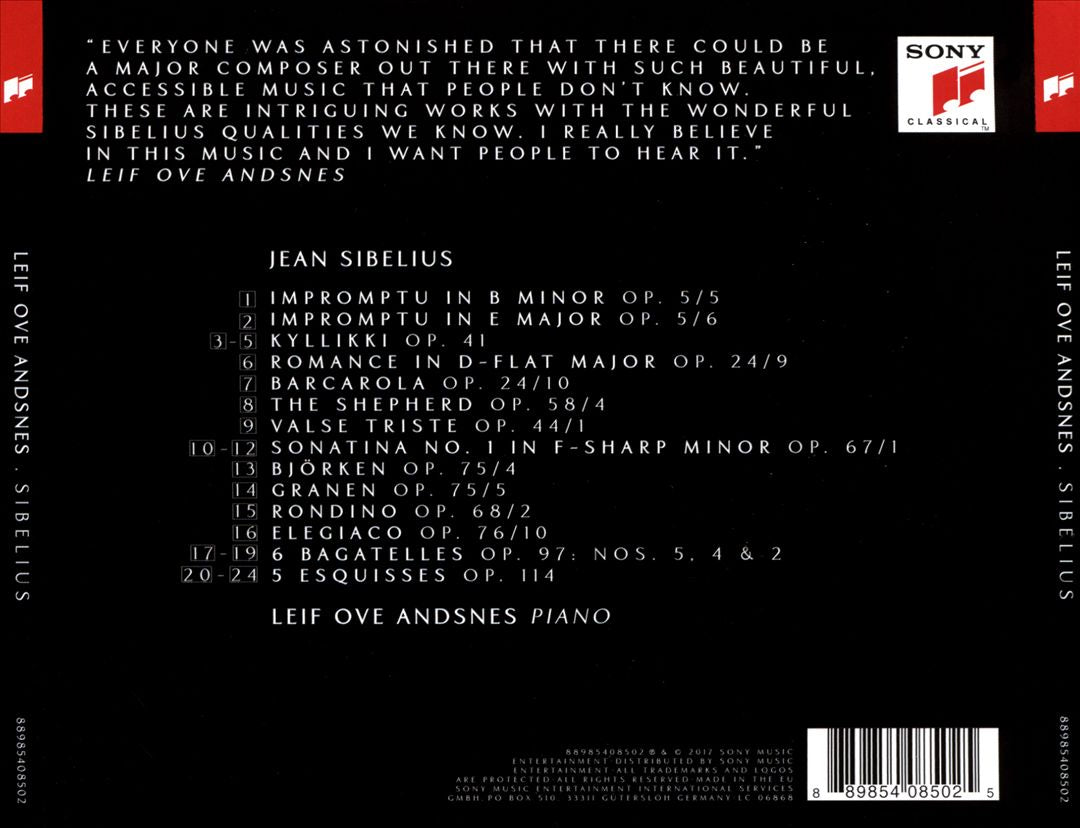 Sibelius cover art