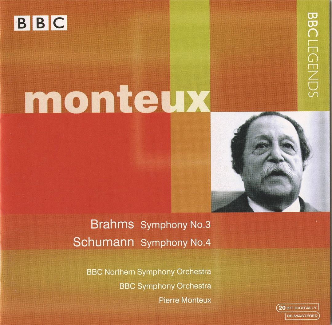 Monteux Conducts Brahms & Schumann cover art