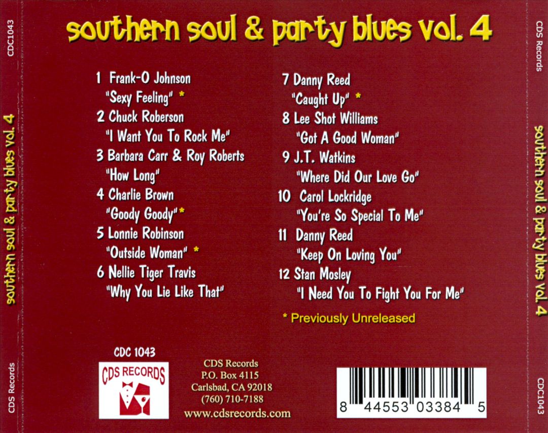 Southern Soul & Party Blues, Vol. 4 cover art