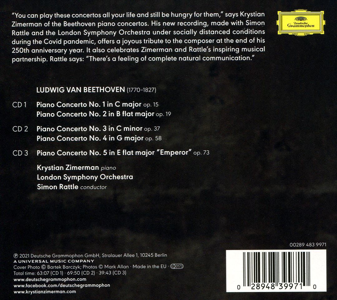 Ludwig van Beethoven: Complete Piano Concertos cover art