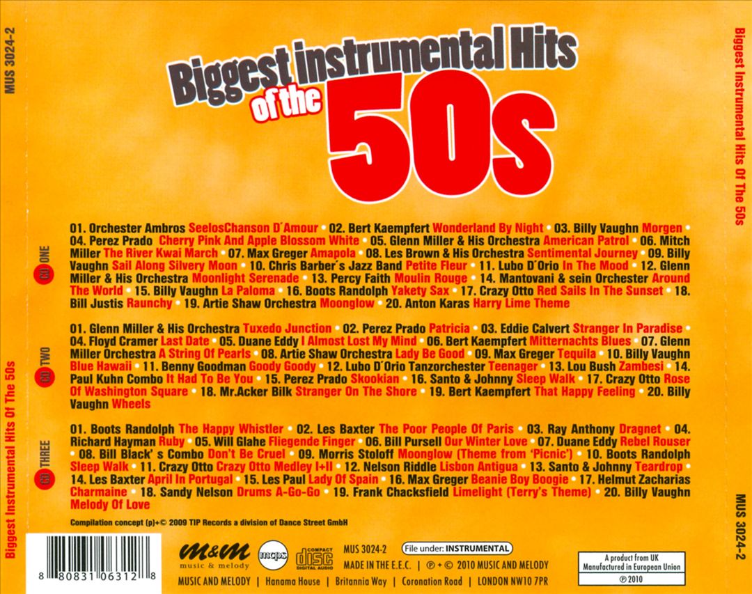 Biggest Instrumental Hits of the 50s cover art