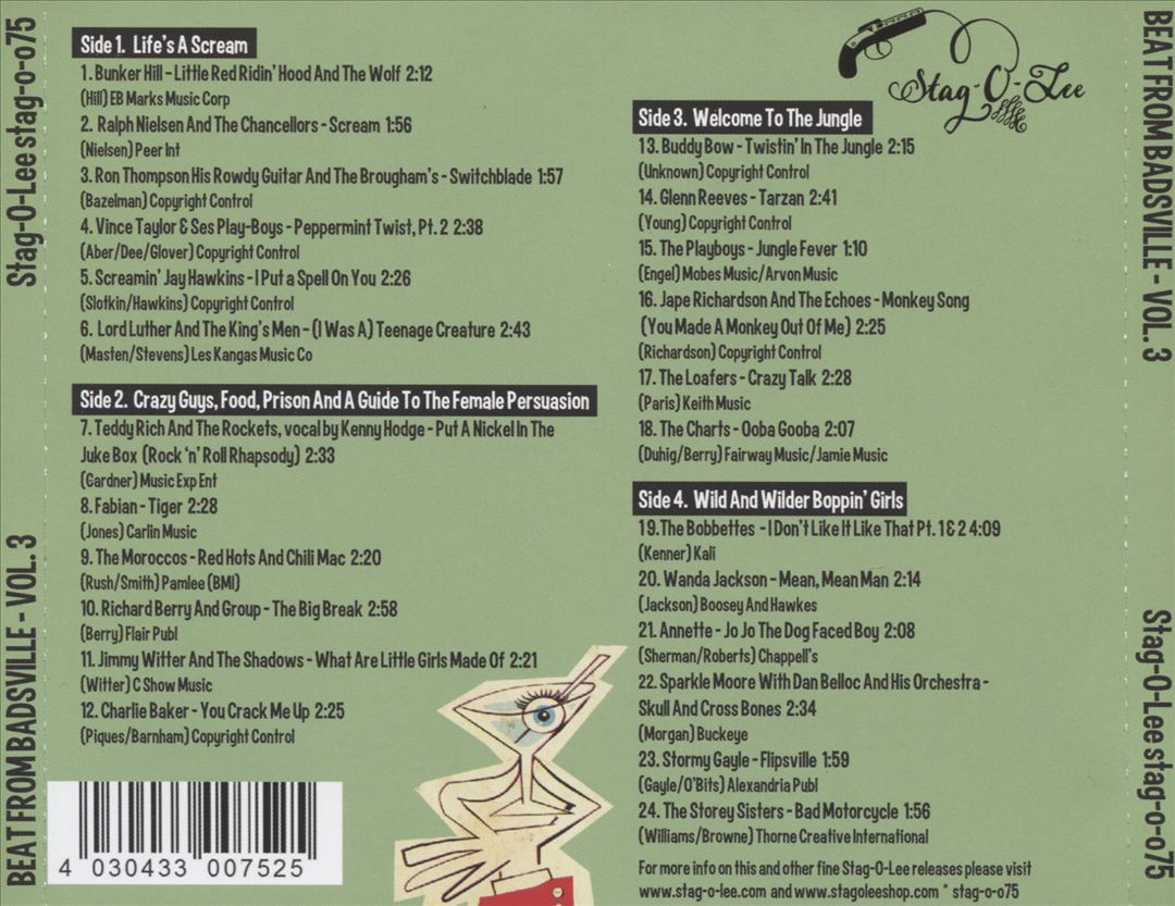Beat From Badsville, Vol. 3: Trash Classics From Lux and Ivy's Vinyl Mountain cover art