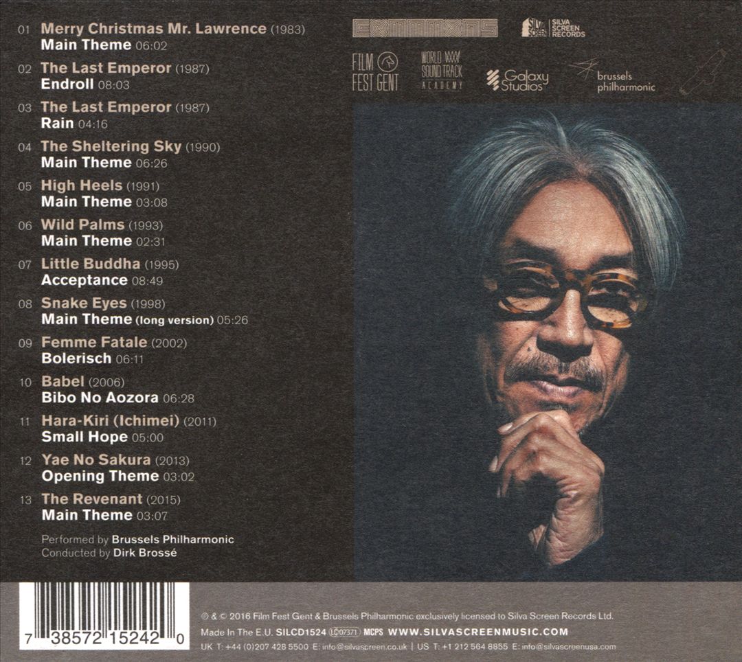 Ryuichi Sakamoto: Music for Film cover art