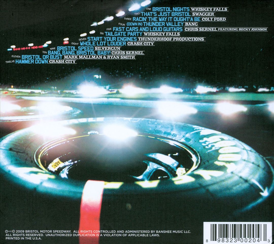Bristol Nights: the Official Music of Bristol Motor Speedway cover art