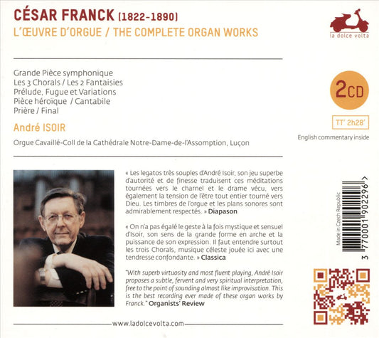 César Franck: Intégrale de l'œuvre d'orgue cover art