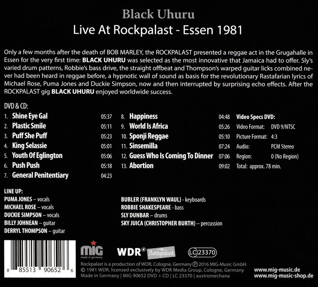 Live at Rockpalast cover art