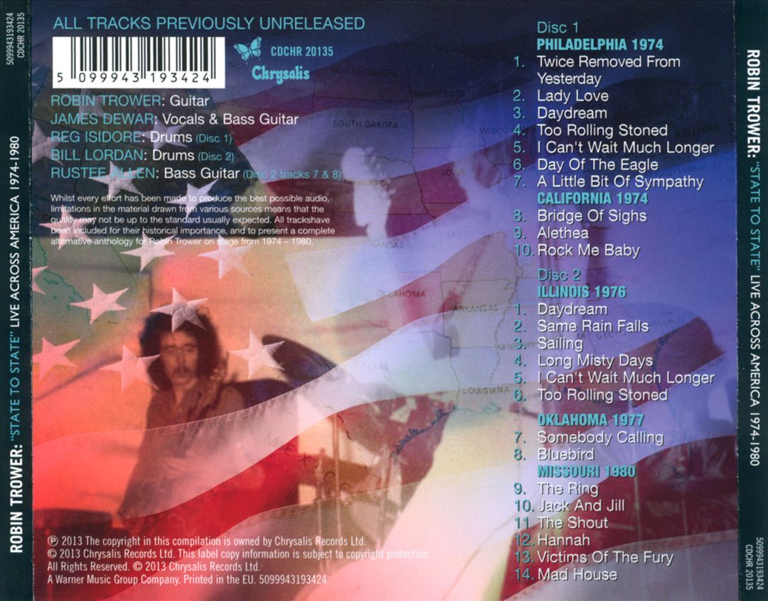 State to State: Live Across America 1974-1980 cover art