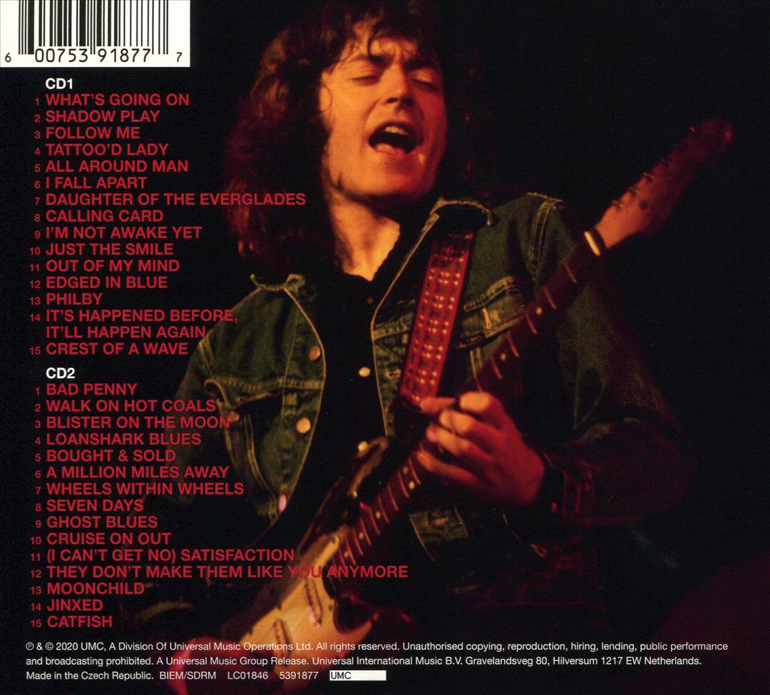 Best of Rory Gallagher [Universal] cover art