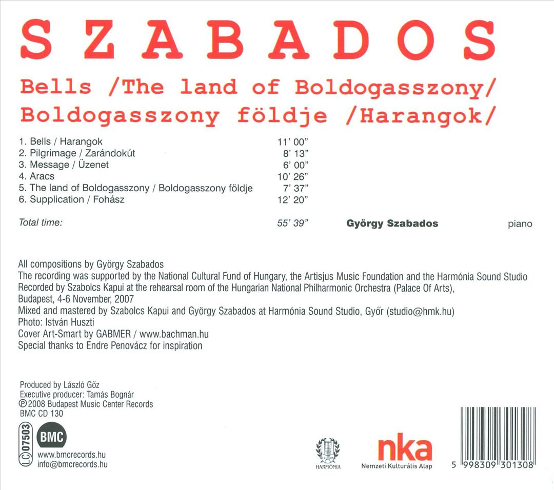 Bells/The Land of Boldogasszony cover art