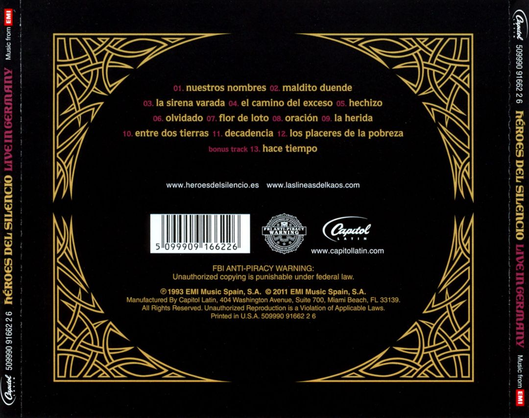 Live in Germany cover art