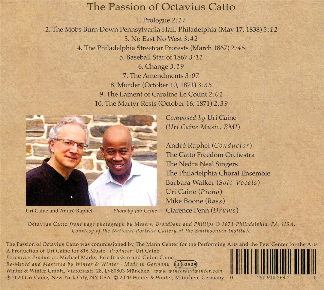 Uri Caine: The Passion of Octavius Catto cover art