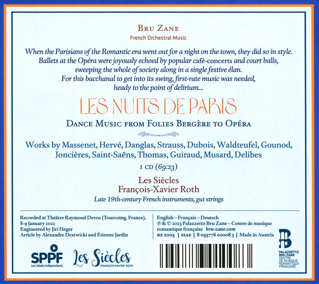Nuits de Paris: Dance Music from Folies Bergère to Opéra cover art
