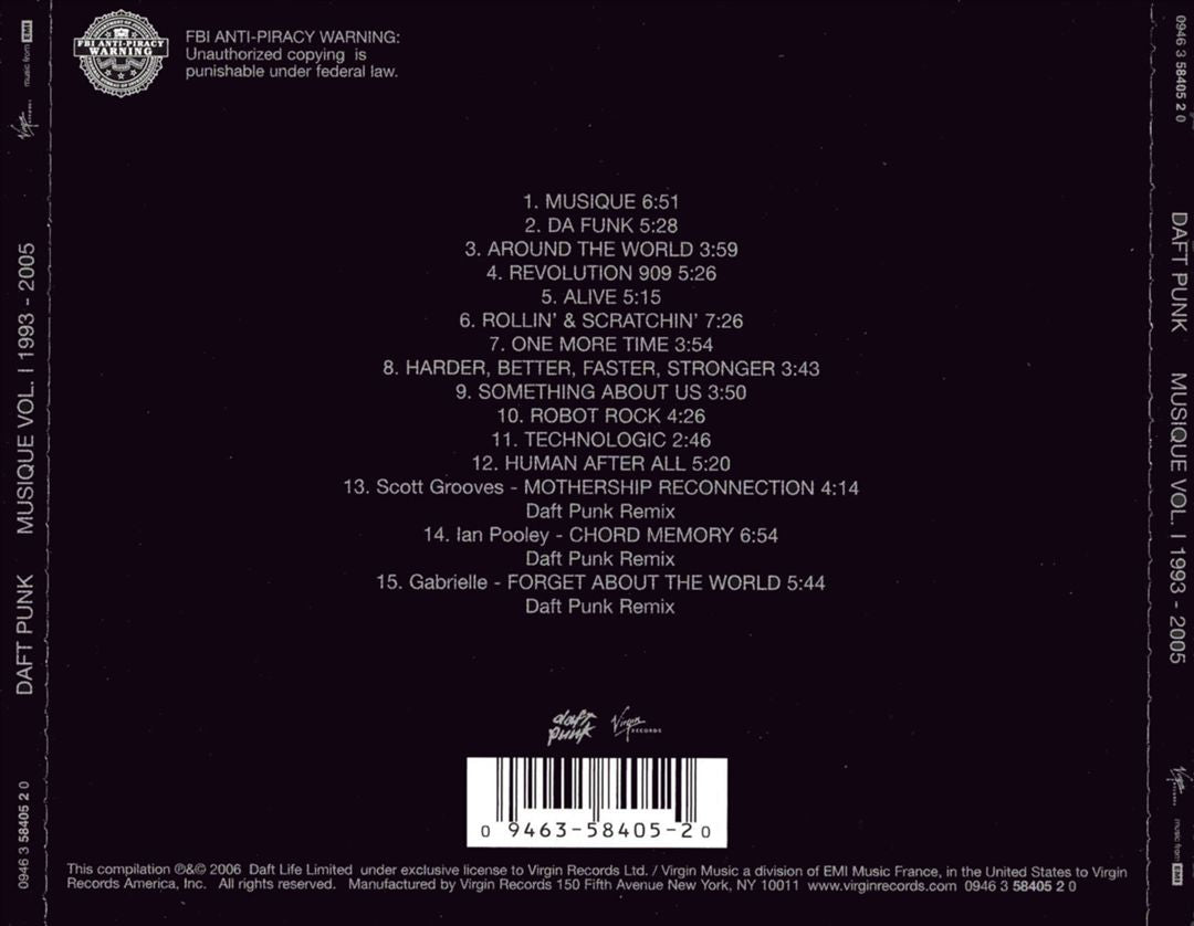 Musique, Vol. 1 cover art