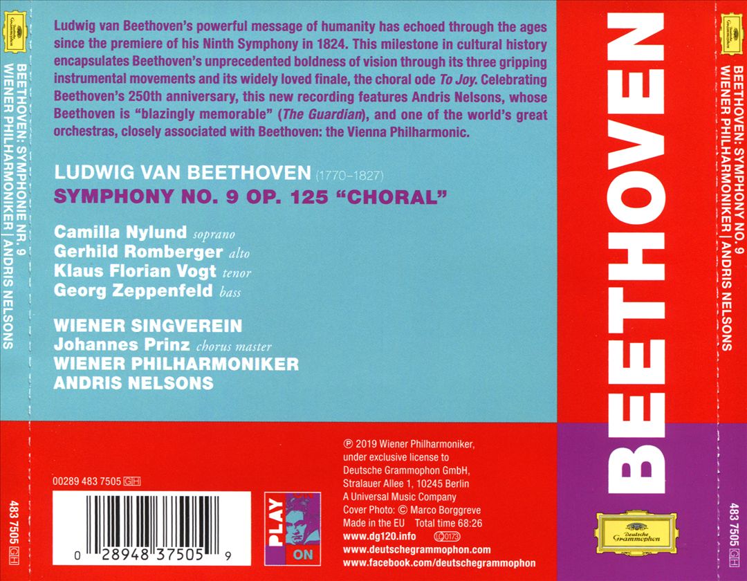 Beethoven: Symphony No. 9 cover art