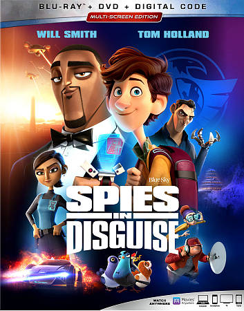 Spies in Disguise [Includes Digital Copy] [Blu-ray/DVD] cover art