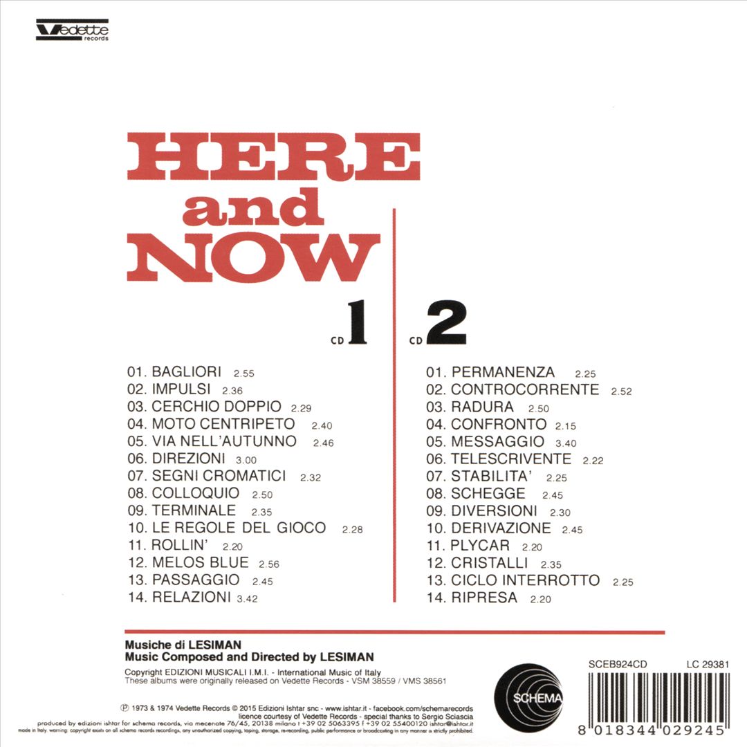 Here & Now, Vol. 1 & 2 cover art