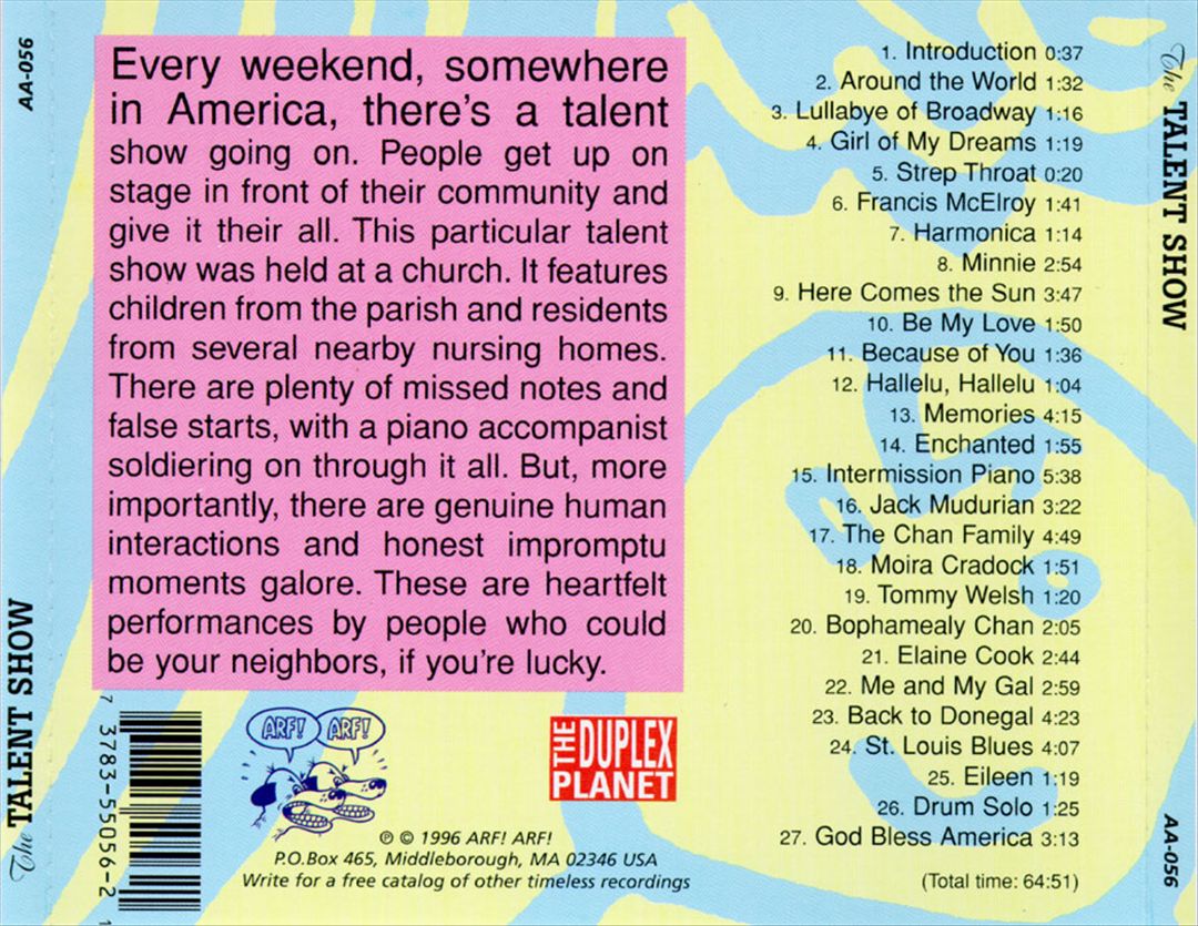 Talent Show cover art