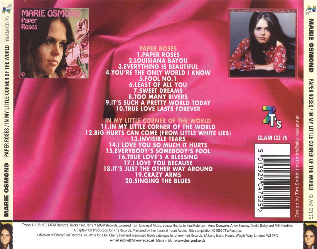 Paper Roses/In My Little Corner of the World cover art