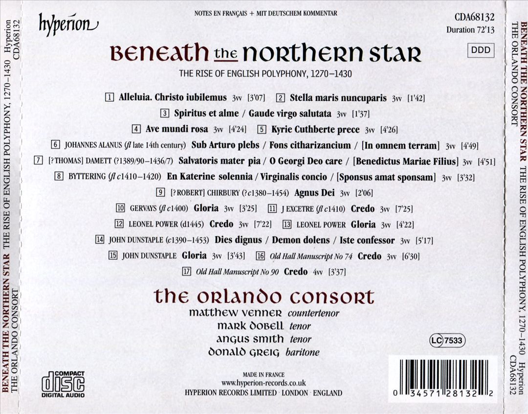 Beneath the Northern Star: The Rise of English Polyphony 1270 -1430 cover art