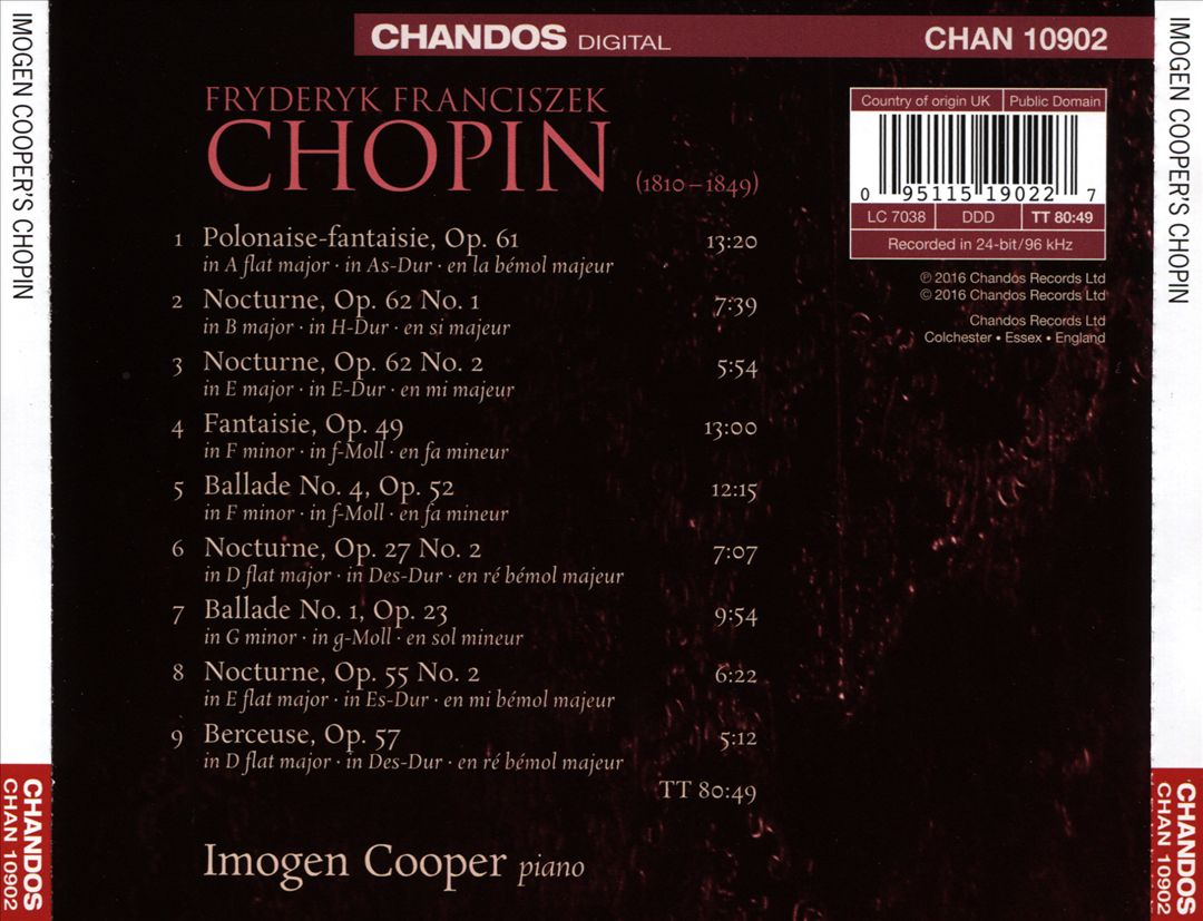 Chopin cover art