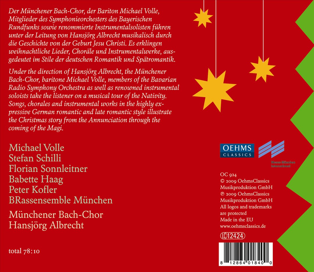 German Romantic Christmas cover art
