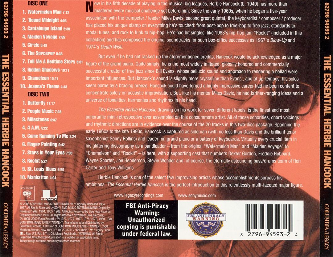 Essential Herbie Hancock [Columbia/Legacy] cover art