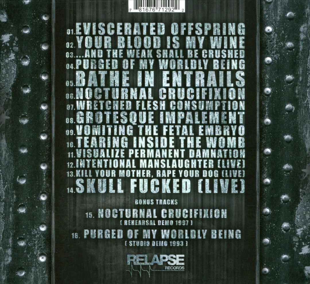 Infatuation with Malevolence (Demo Recordings 1993-1994) cover art