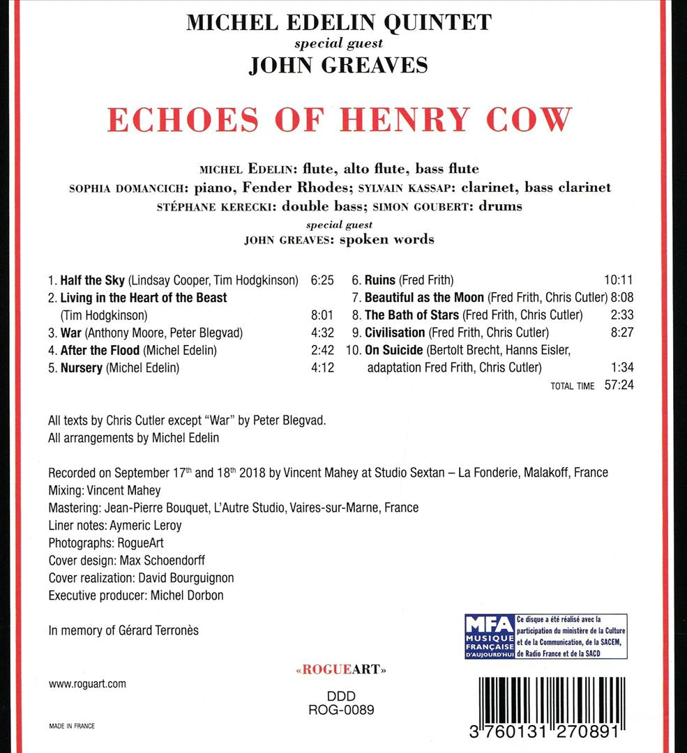 Echoes of Henry Cow cover art