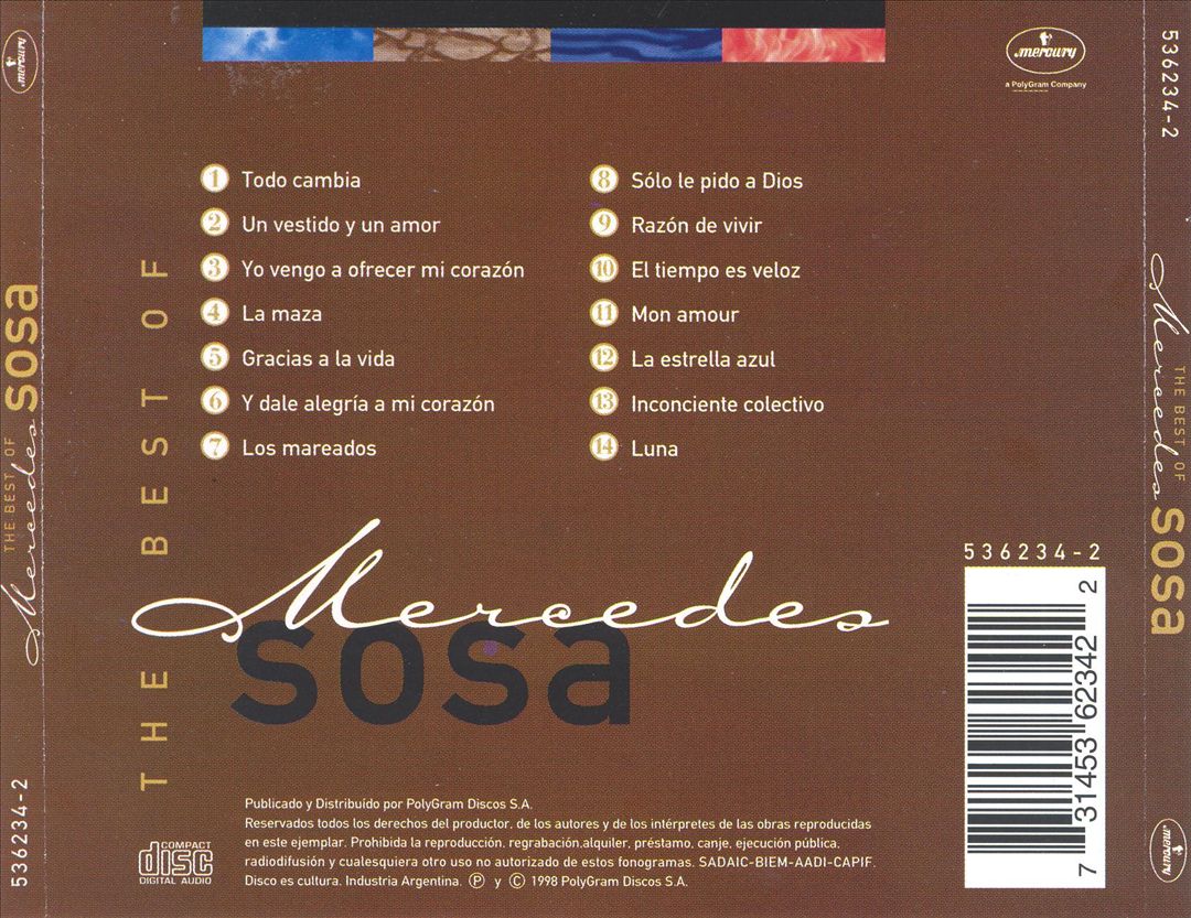Best of Mercedes Sosa cover art