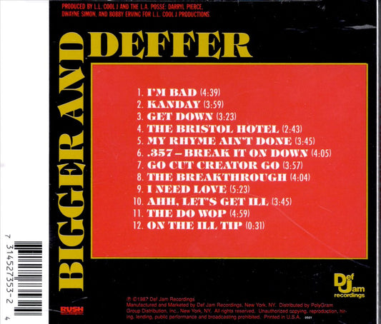Bigger & Deffer cover art