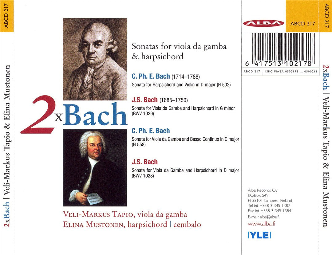 2 X Bach cover art
