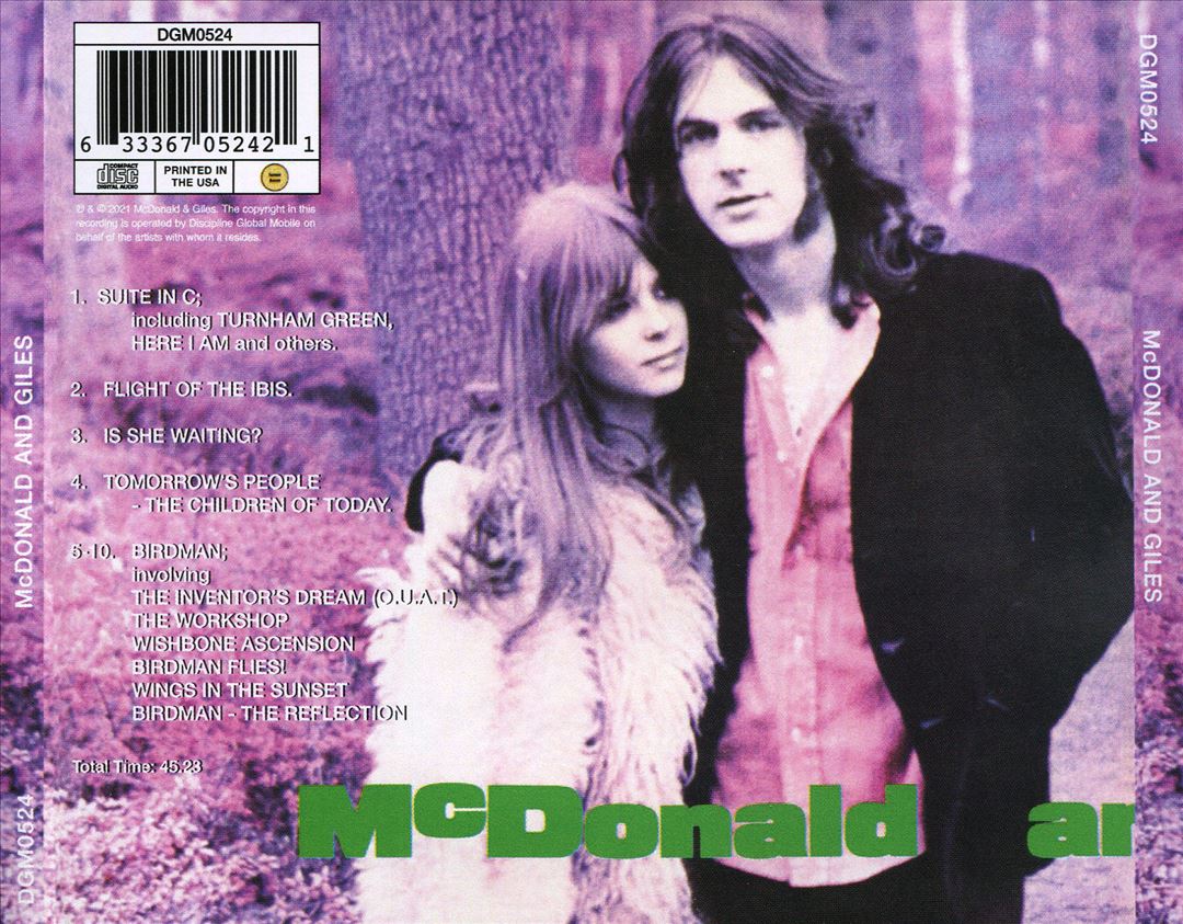 McDonald and Giles cover art