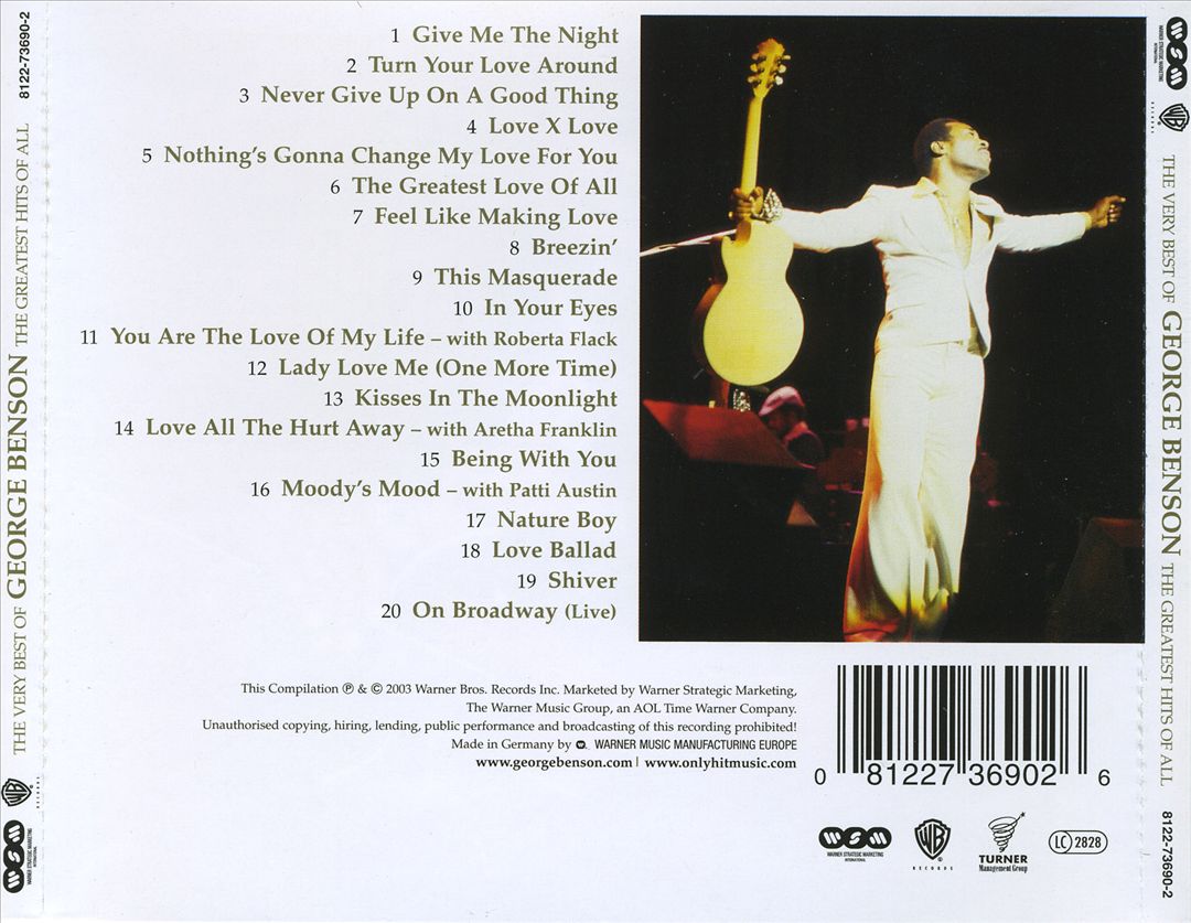 The Very Best of George Benson: The Greatest Hits of All cover art