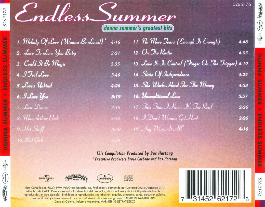 Endless Summer: Greatest Hits [Video] cover art