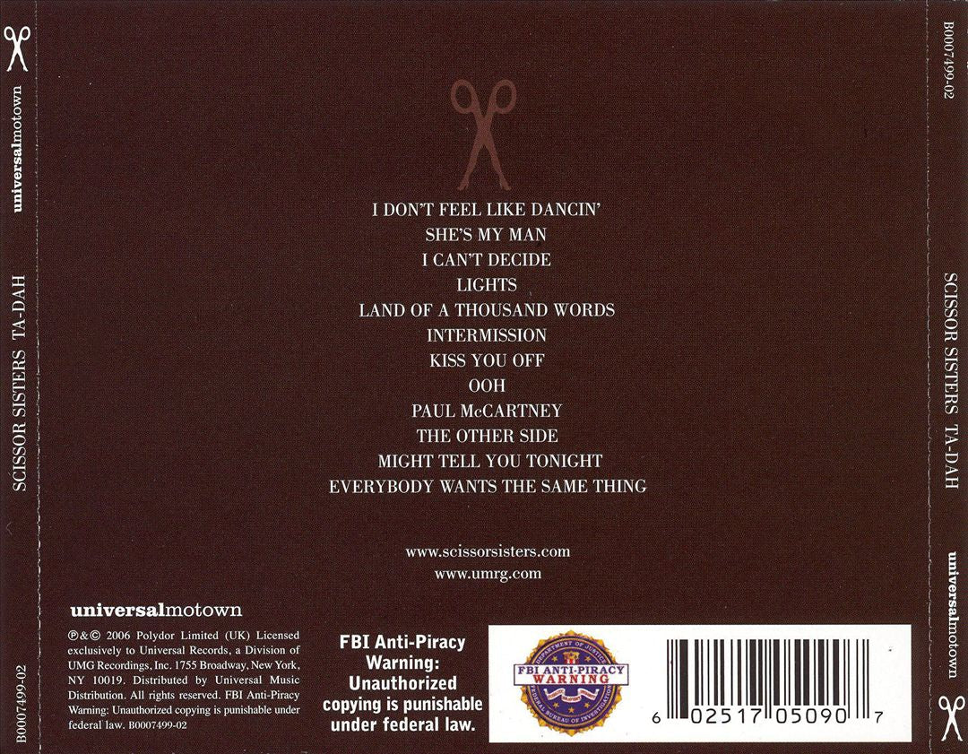 Ta-Dah cover art