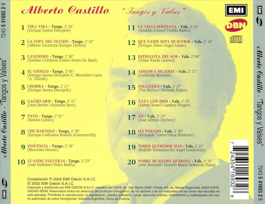 Tangos y Valses cover art