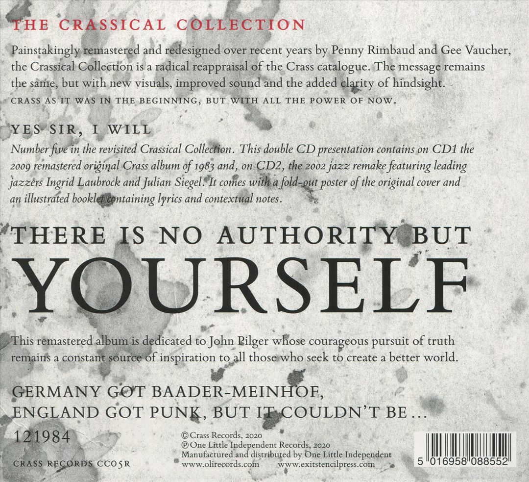Yes Sir, I Will [The Crassical Collection] cover art