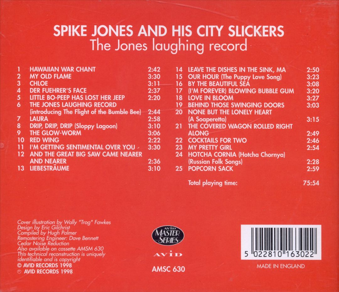 The Jones Laughing Record [Avid] cover art