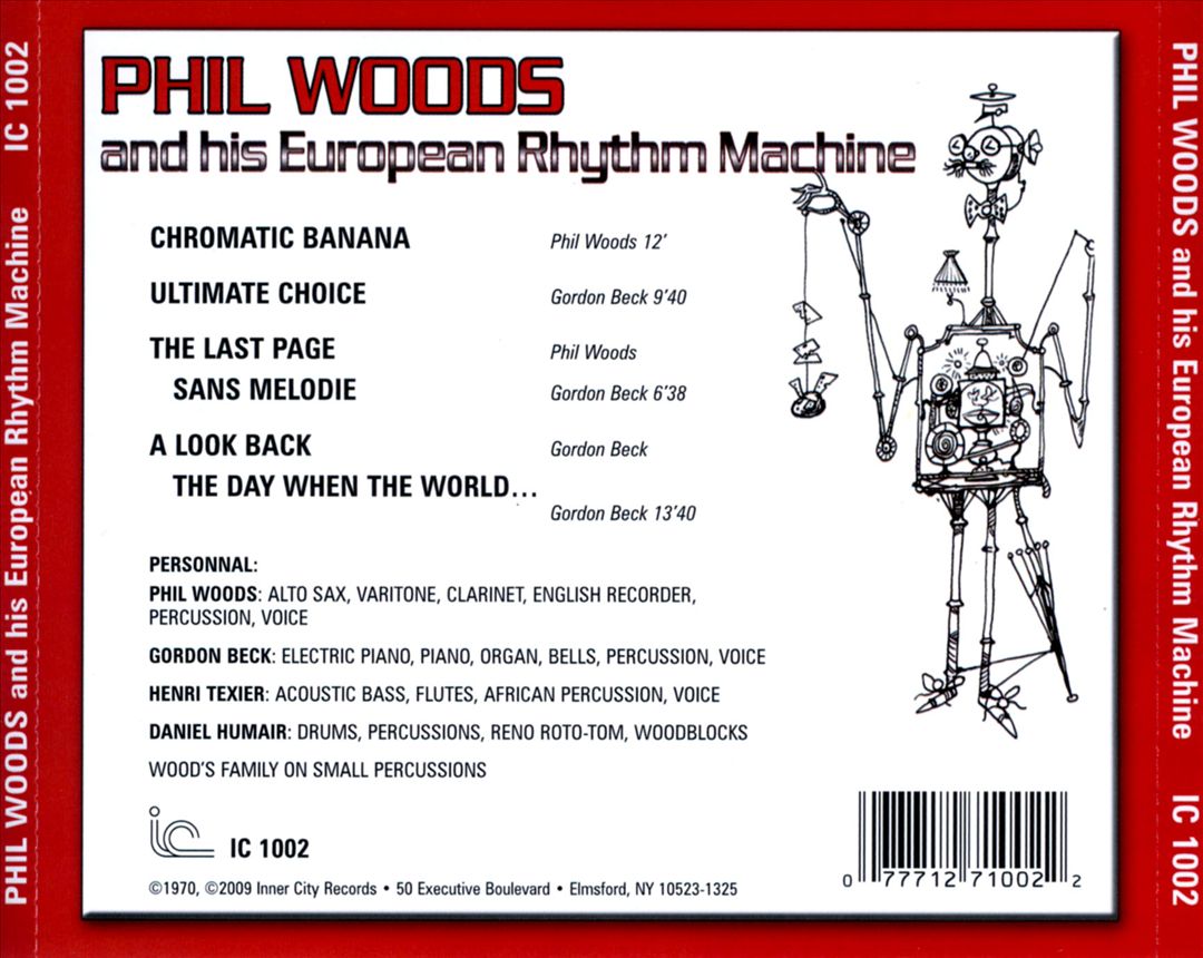 Phil Woods and His European Rhythm Machine cover art