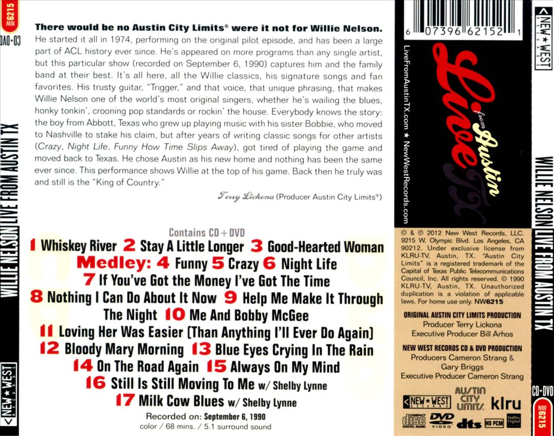 Live from Austin TX cover art