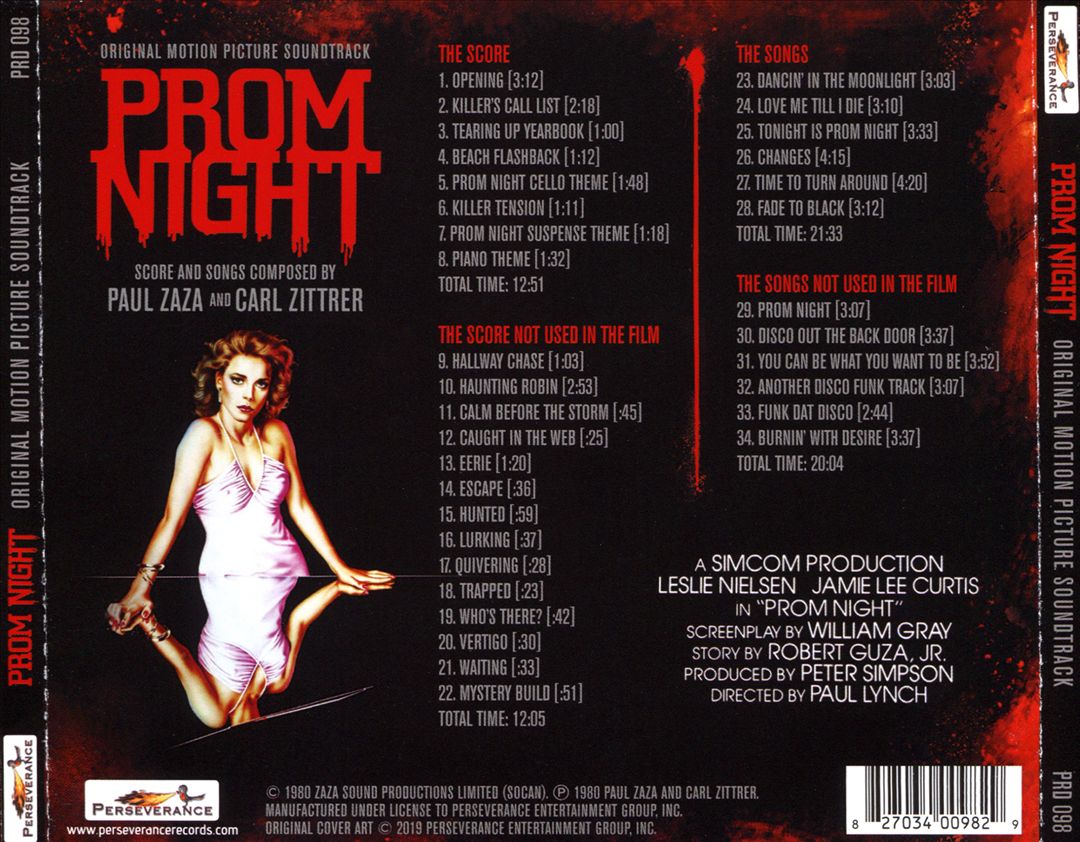 Prom Night [Original Motion Picture Soundtrak] cover art