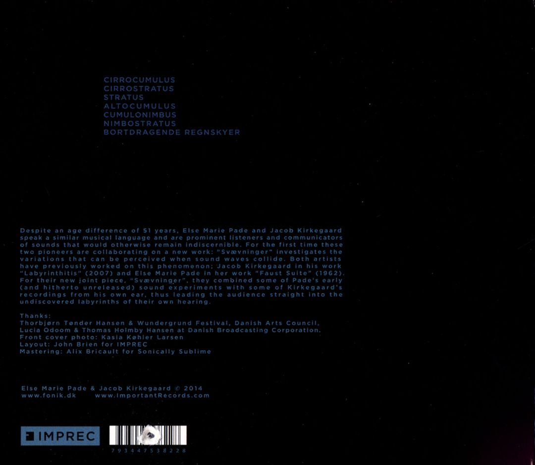 Svævninger cover art