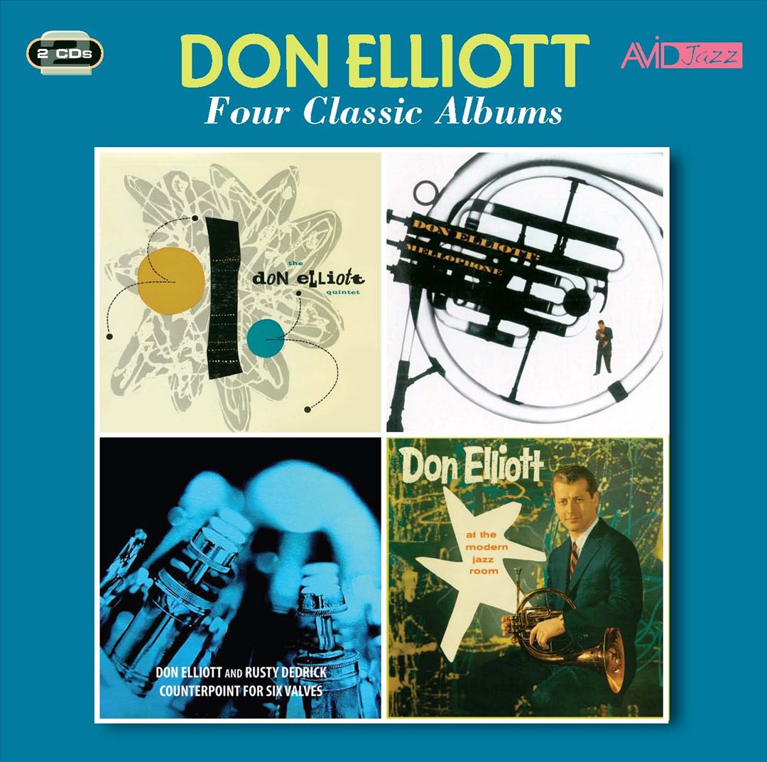 Four Classic Albums: Don Elliott Quintet/Mellophone/Counterpoint for Six Valves/At the Modern Jazz Room cover art