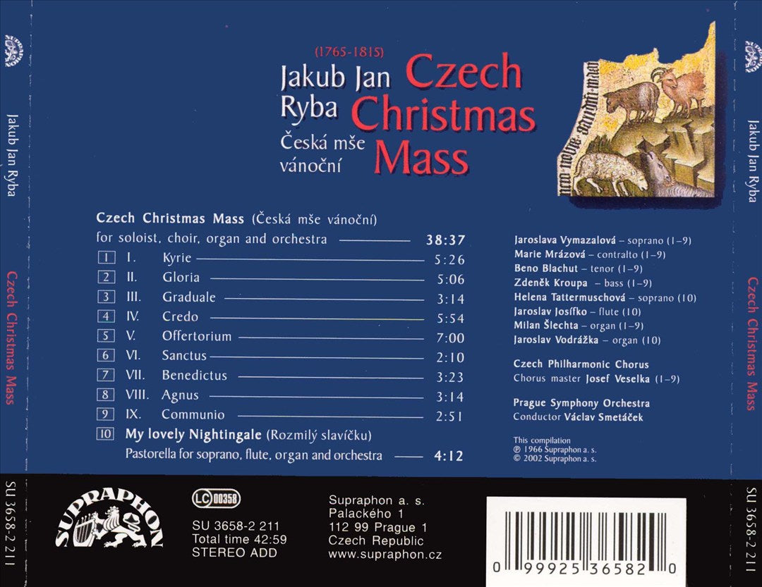 Jakub Jan Ryba: Czech Christmas Mass cover art