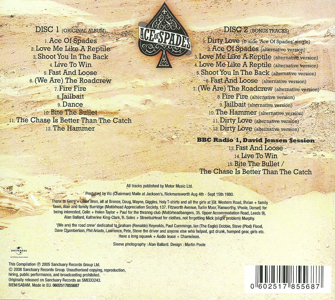 Ace of Spades [Deluxe Edition] cover art
